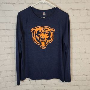 Men's Majestic "Chicago Bears" athletic longsleeve shirt, size Medium